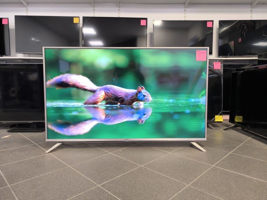 Sharp 55 cali 4K UHD hdr Smart WiFi DVB-T2 HEVC 55CUF8472 gw3m telewiz