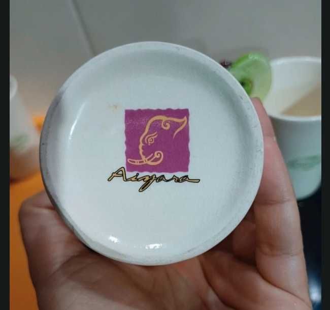 Conjunto 7 Canecas cerâmica Marca Aiyara - Compal