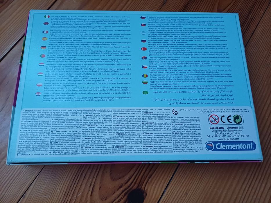 Memo + Puzzle 60 peças da Minnie Mouse da marca Clementoni