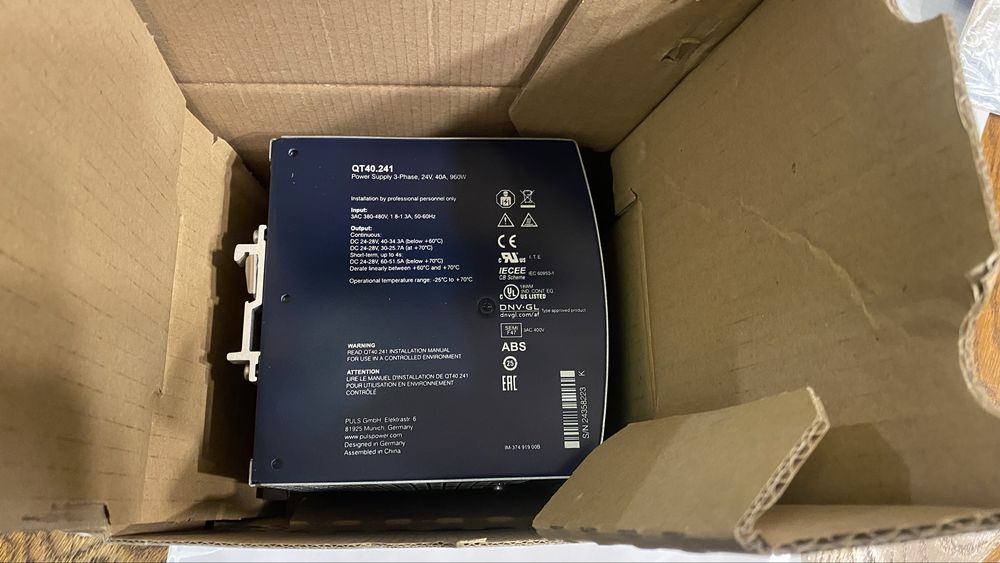 NOWY zasilacz Puls QT40.241