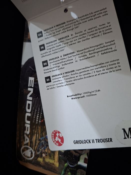 Spodnie Endura(poc leatt fox) wodoodporne Gridlock II damskie