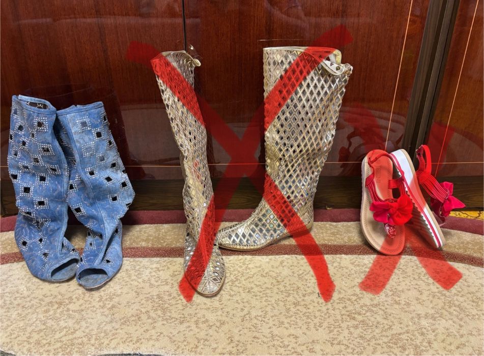 Летние сапоги в сетку