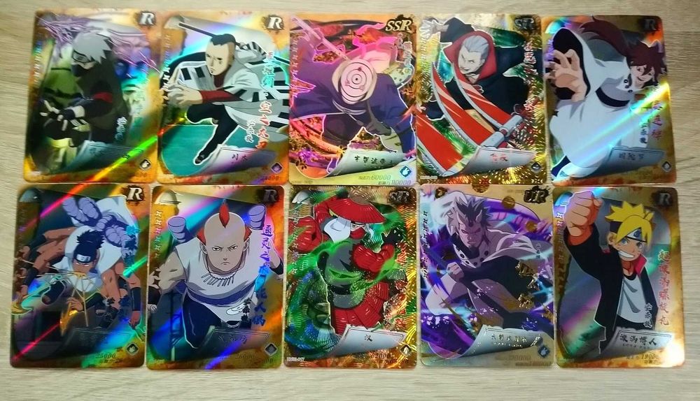 5 Boosterów z Kartami Naruto HY-4002