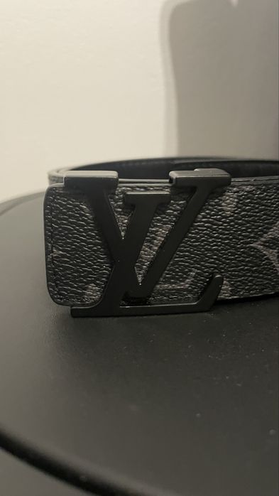 Pasek Louis vuiton Czarny