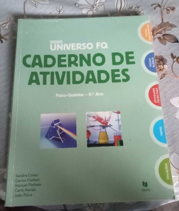 Cadernos de atividades/fichas 8° ano