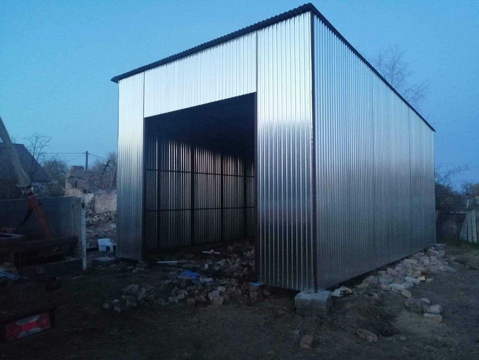 Garaże blaszane, garaż 8x7,hale, wiaty, producent, garaże na wymiar,