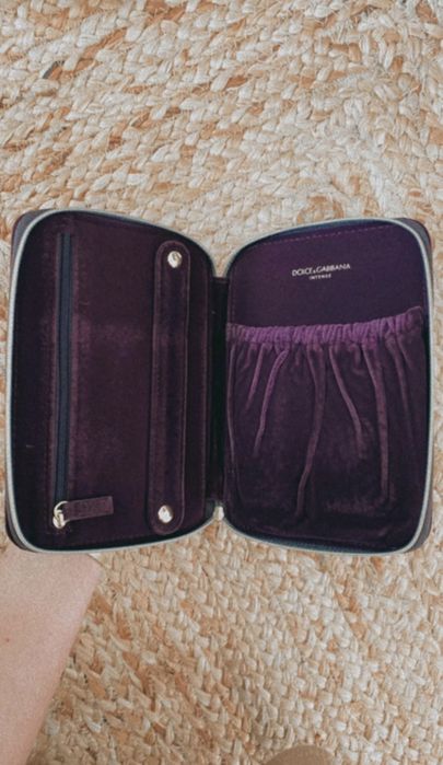 Bolsa carteira porta jóias de veludo Dolce & Gabbana Pour Femme