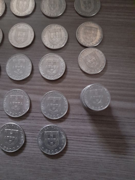 20 Moedas de 5$00, centenário da morte de Alexandre  Herculano.