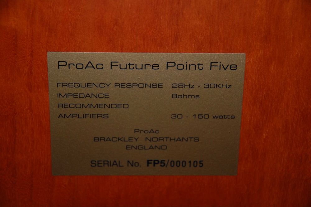 PROAC Future Point Five - com Tweeter Ribbon