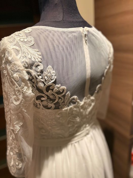 Suknia ślubna nowa z metką hafty siateczka tiul