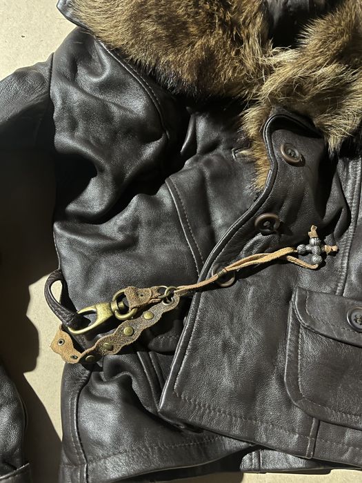 Кожанка с мехом