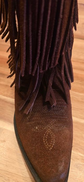 Botas texana em pele legítimo