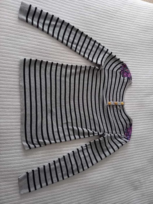 Bluzka z długim rękawem Kookai, haft na ramionach