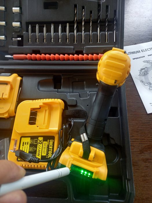 Wkrętarka Niemiecka 21v UBERTOOL 2X AKU 3Ah