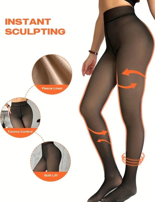 Жіночі колготки на флісовій підкладці фірми CHECME