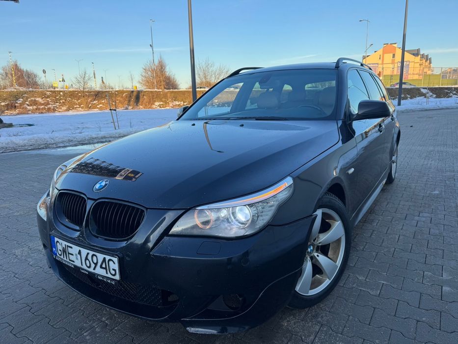 BMW E61 520D 177KM Automat M-PAKIET LIFTING Skóra Panorama Xenon