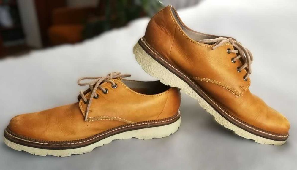 Чоловіче шкіряне взуття Clarks Active Air Оригінал Оксфорд