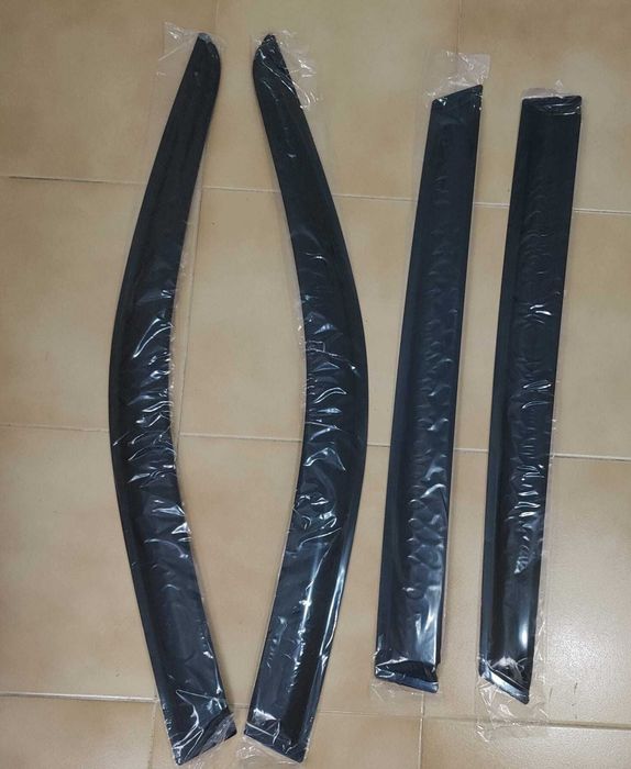 Conj. defletores vento/chuva 4 peças frt/tras VW Golf 5 04-09