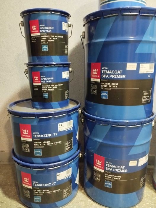 Farby Tikkurila ,Temacoat spa primer, temazinc 77, plus gratisy