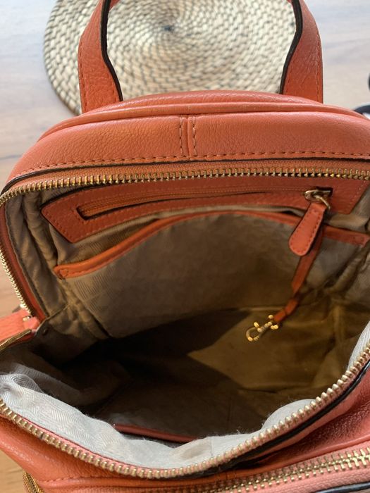 Skorzany plecak Michael Kors