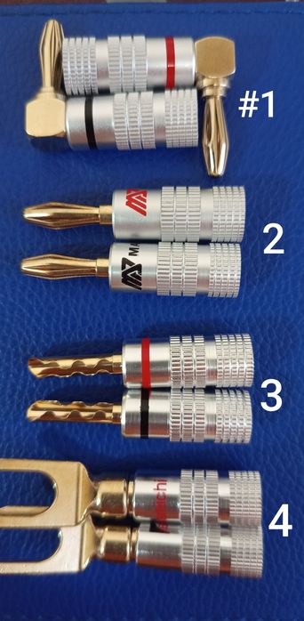 Наконечники акустического кабеля Nakamichi...