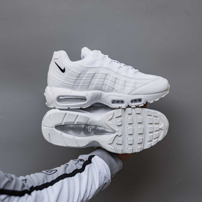 Кросівки Nike Air Max 95 White premium | Кроссовки Найк чоловічі