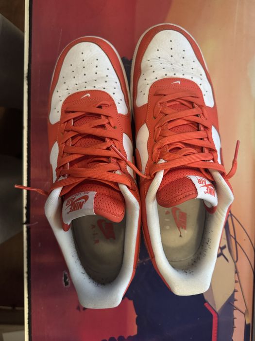 Buty 46 nike pomarańczowo białe