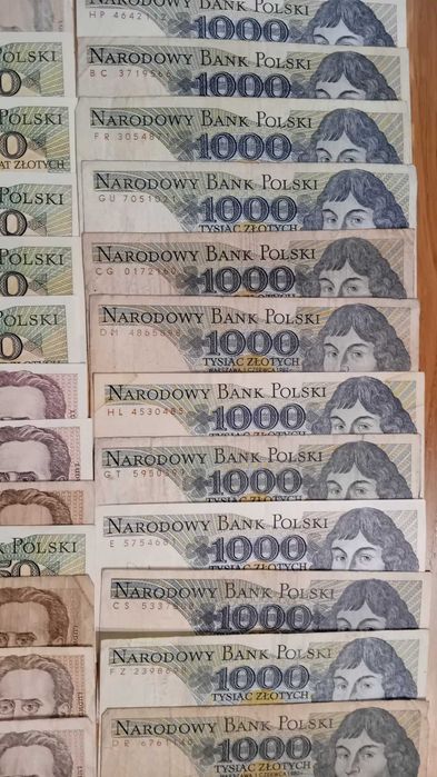 Sprzedam banknoty  z Polski