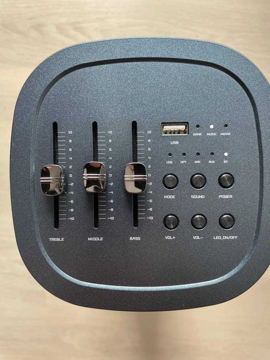 Abramtek E500 – głośnik Bluetooth 200W, TWS, subwoofer, HDMI ARC 4067