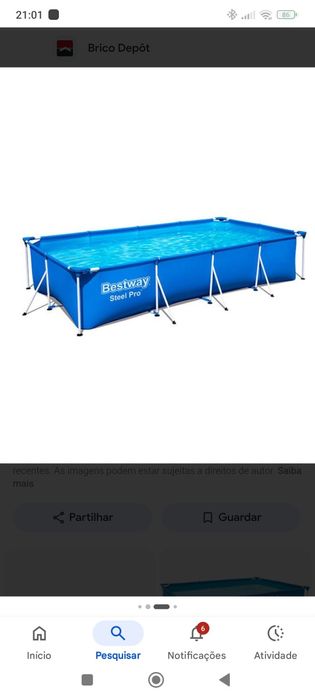 Piscina e filtro