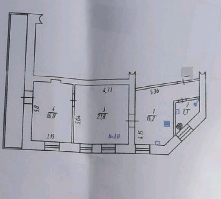 Продаж квартири в центрі Вінниці біля башні. АГВ. Ремонт. Є гараж.
