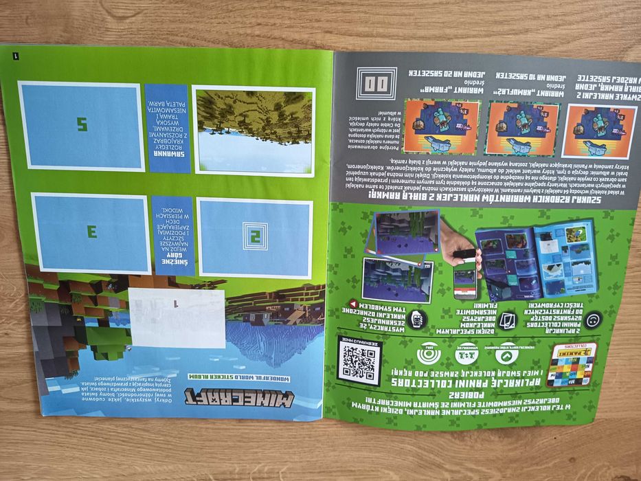 Album z naklejkami Minecraft 2