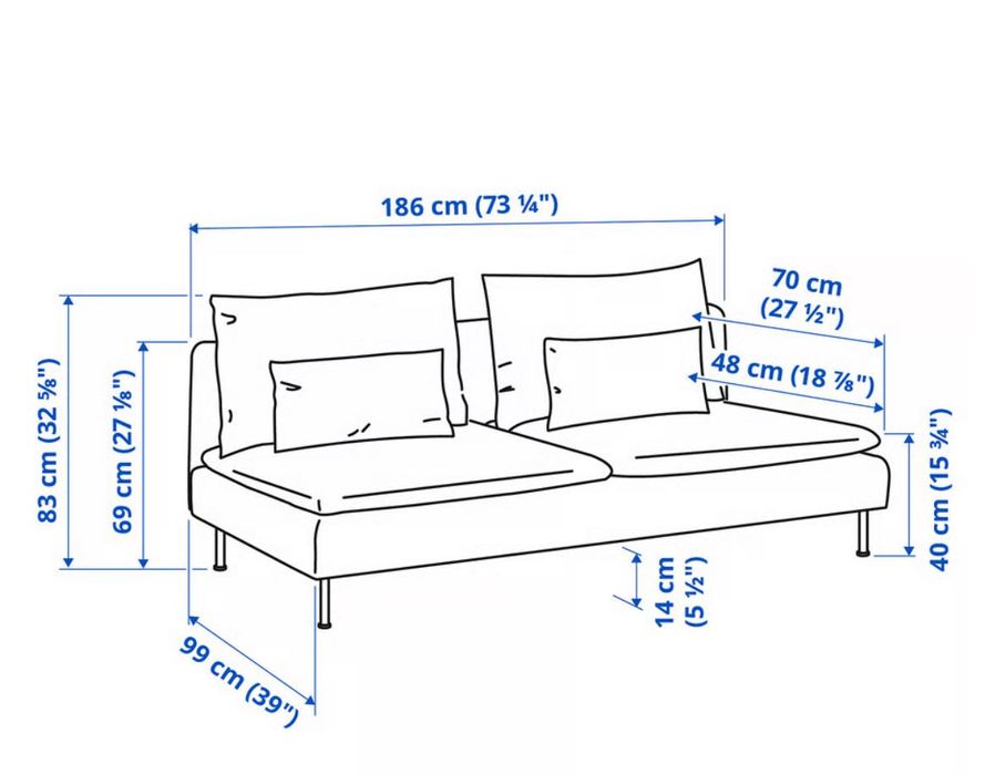 Sofa Ikea SÖDERHAMN