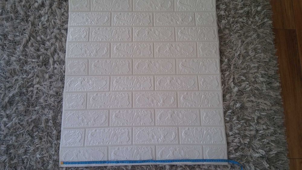 Tapeta samoprzylepna biała 3D