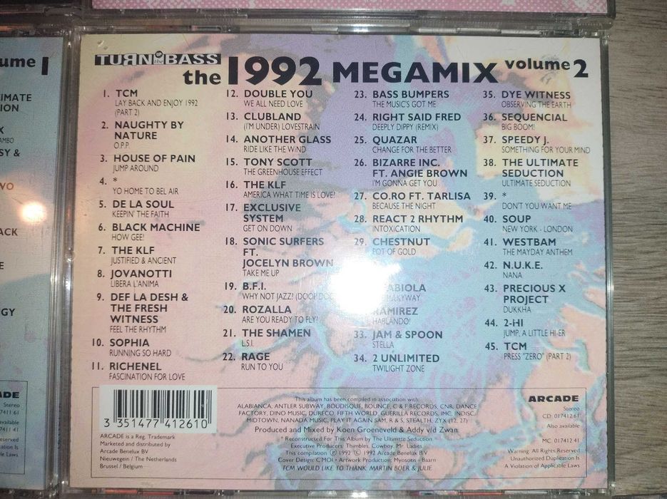 Turn Up The Bass 1990 1991 1992 1993 1994 1995 -=UNIKAT=-