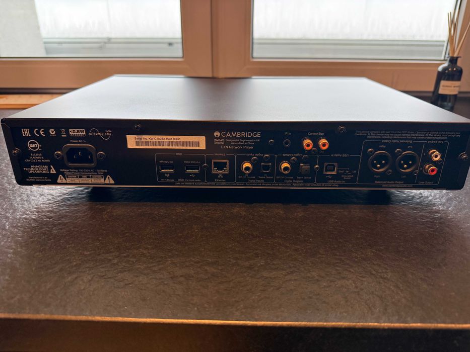 Streamer, DAC - Cambridge Audio CXN, czarny, stan idealny