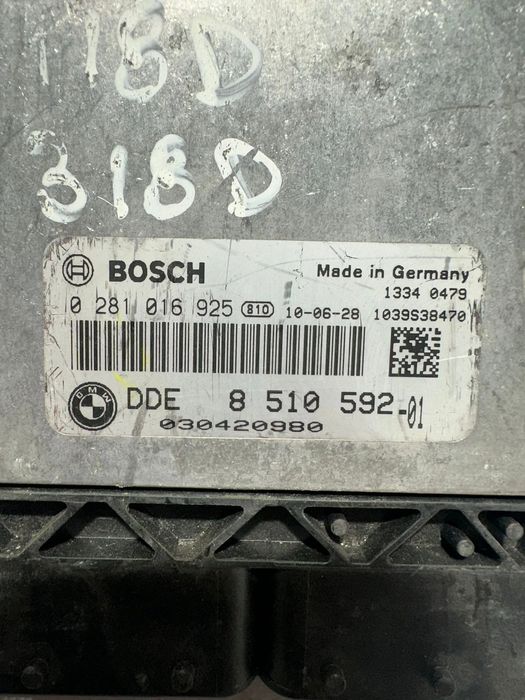 CENTRALINA ECU MOTOR BMW E90 16V 177CV N47D20A 80966762 0281016925