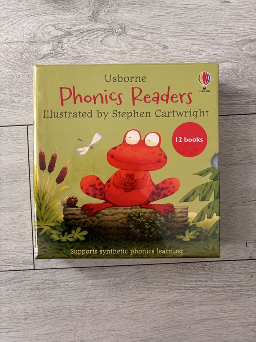 Usborne Phonics Readers – zestaw 12 książeczek do nauki angielskiego