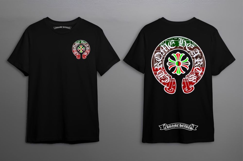 ‼️РОЗПРОДАЖ‼️ Футболка Chrome Hearts, хром хартс