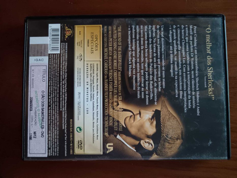 filme dvd original - o cão dos bakervilles