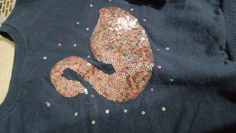 Bluza dziewczęca r.110  cekiny