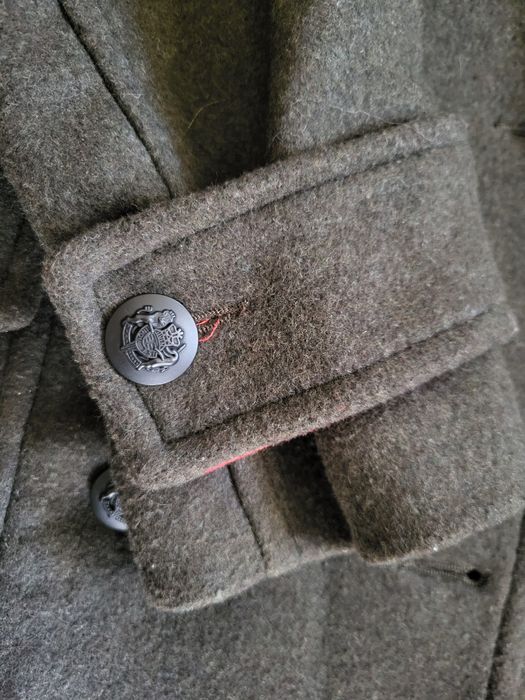 Damski militarny płaszcz Zara wełna