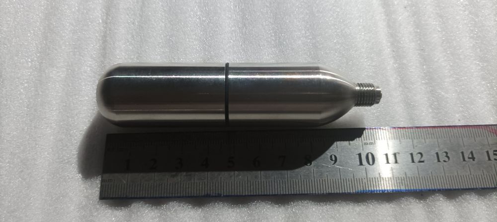 Botija de CO2 recarregável