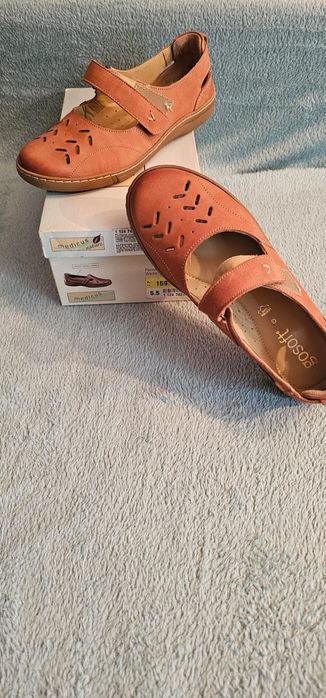 Buty damskie brązowe