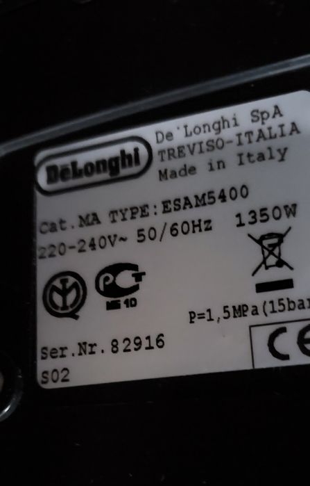 かページ Кавомашина De'Longhi Perfecta ESAM 5400: 7 200 грн. - Кофемашины