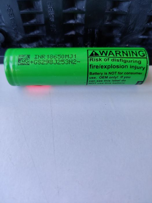 Акумулятори LG, Samsung, SANYO формату 18650, ємність 200 - 2900 мАч