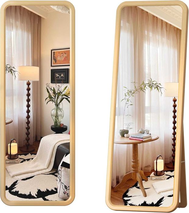 Nowe lustro / lusterko / stojące / łukowate / LED / 46x160cm !A2548!