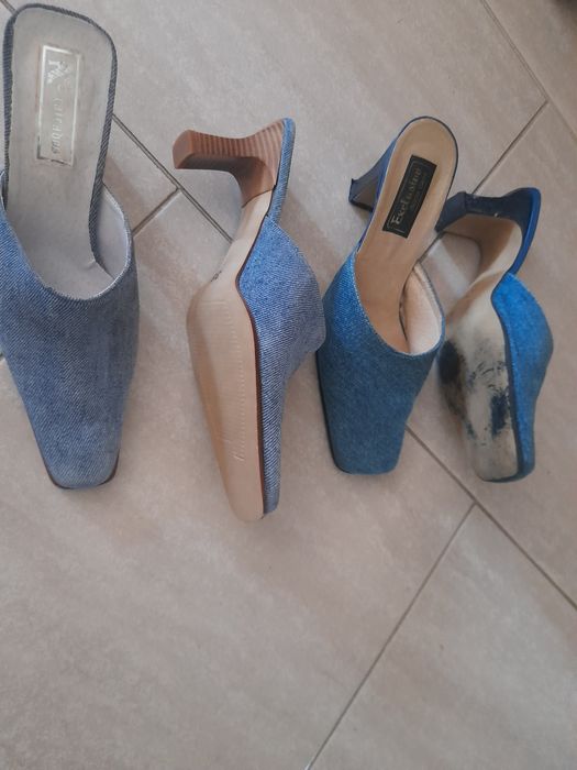 Chinelos de Salto pouco uso