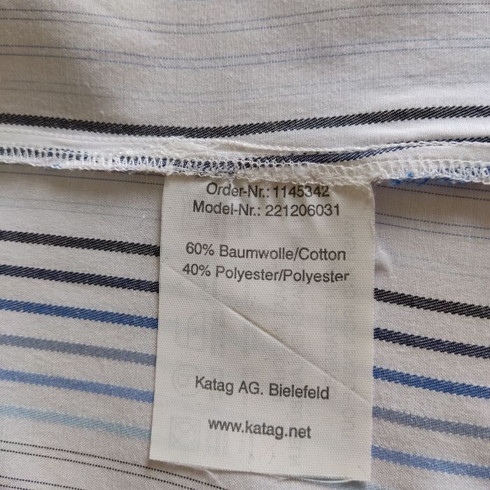 Biała bluzka damska w paseczki, rozm 44/ 46
