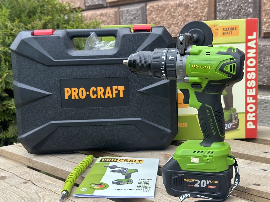 Акція! Ударний шуруповерт Procraft Pa18bl без акб та зп